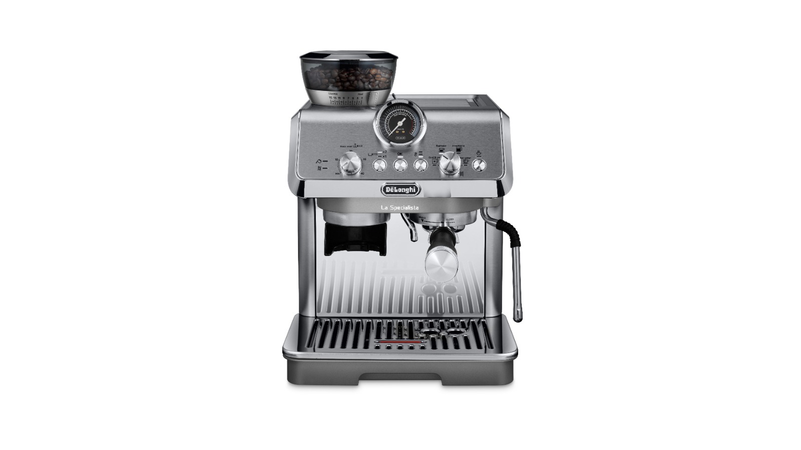 DeLonghi La Specialista Arte Pump Driven Manual Coffee Machine - Silver