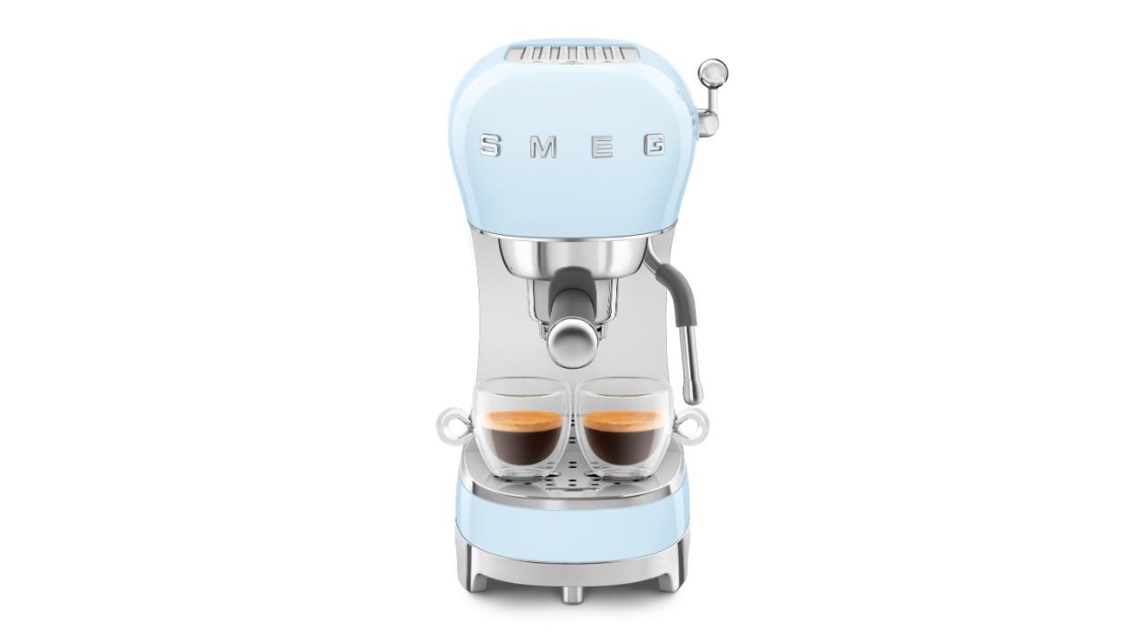 Smeg 50's Style Manual Coffee Machine - Blue