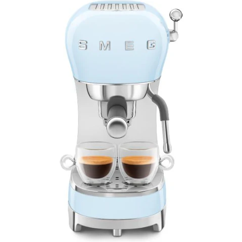 Smeg 50's Style Manual Coffee Machine - Blue