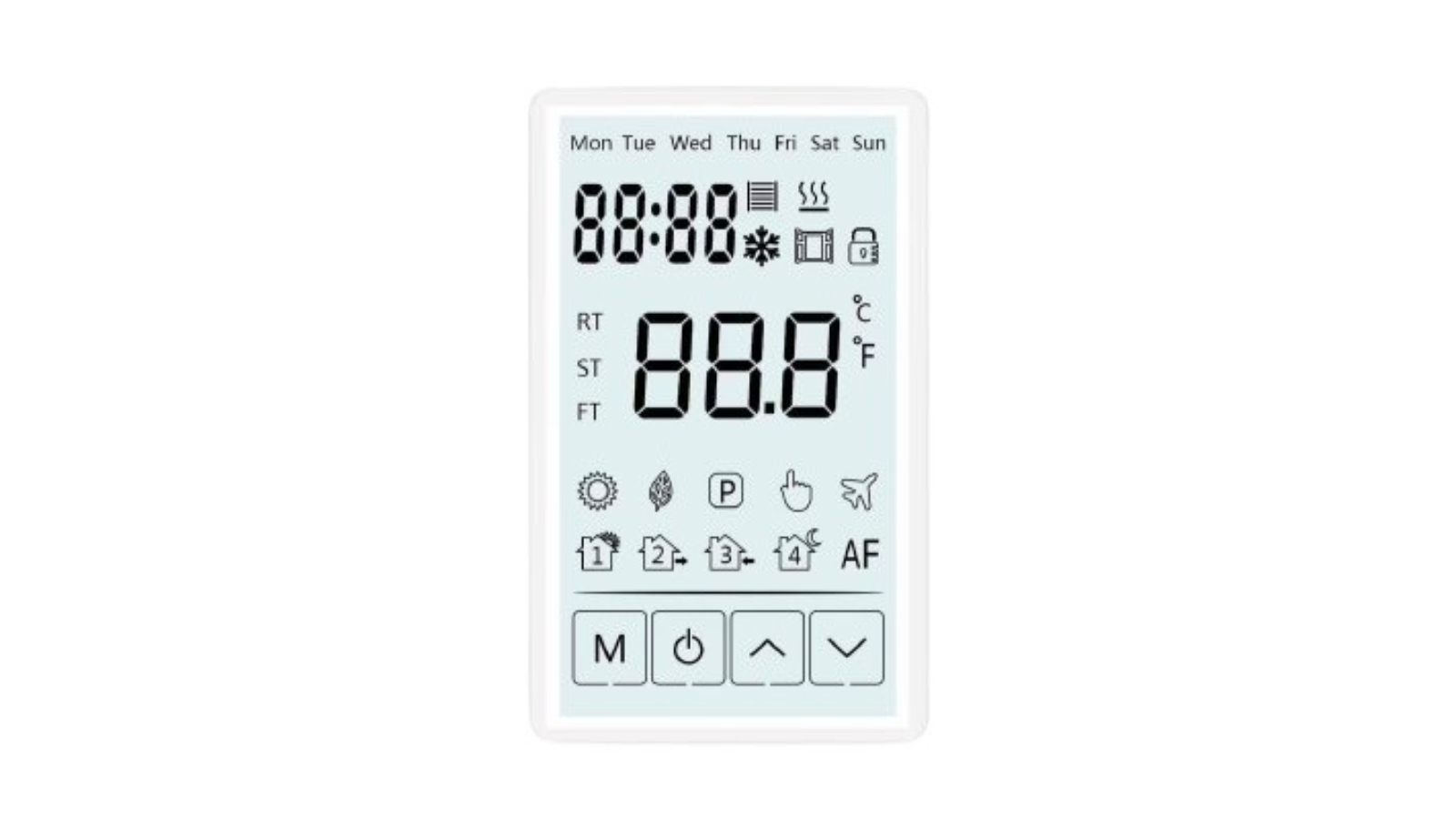 Linsol Eco 5.1 in Dual Thermostat - Matte White
