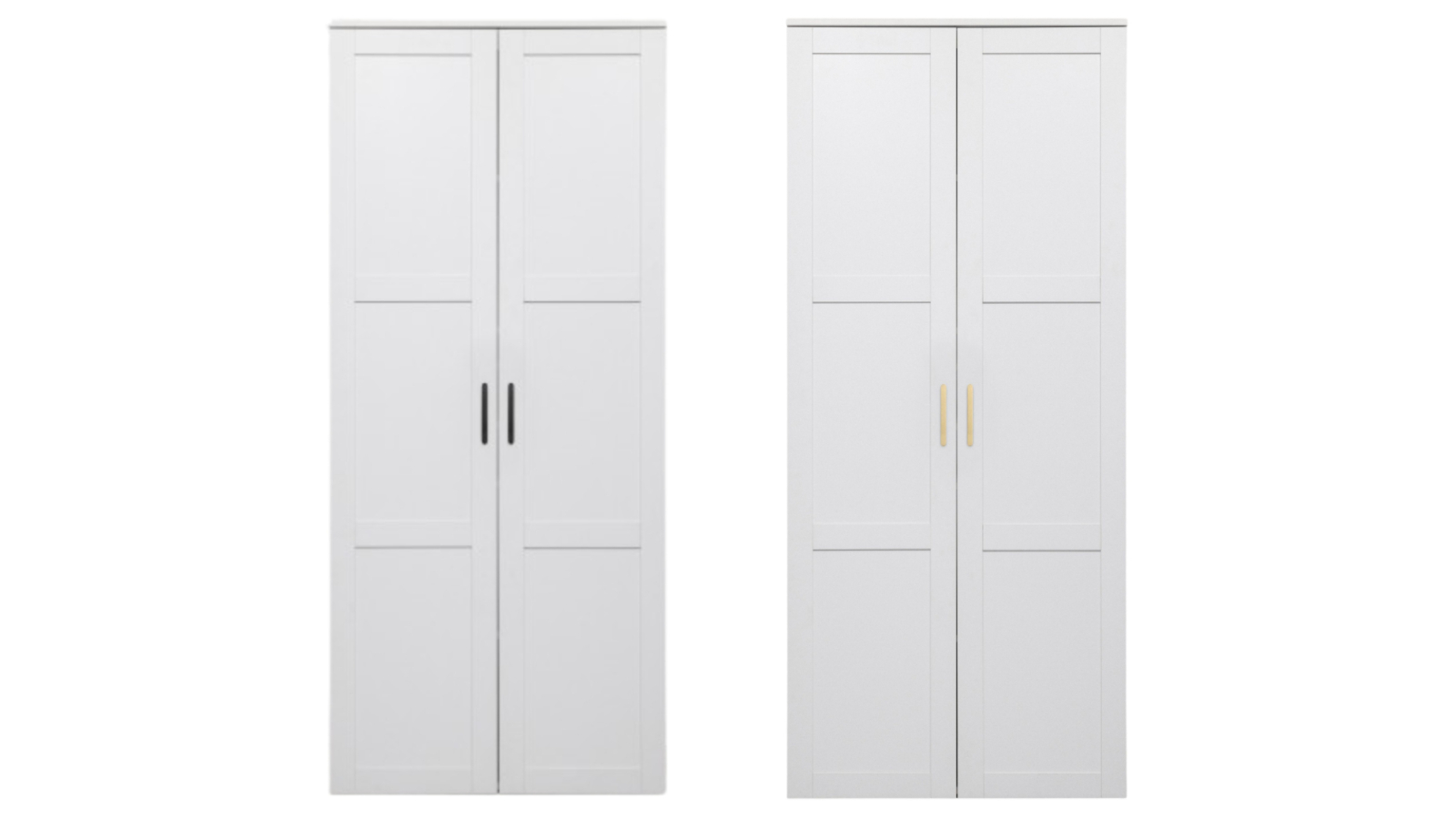 European Cabinetry Classic Stockholm White Cupboard Storage  - Scandi Handle