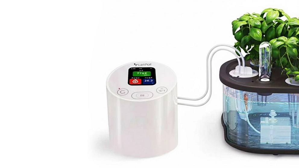 LetPot ECT-P Smart Hydroponic EC Tester with Circulation Pump