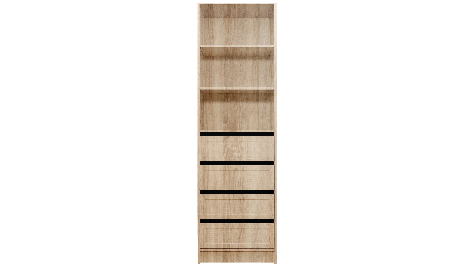 Malmo Hamptons Natural Oak Walk-in Wardrobe