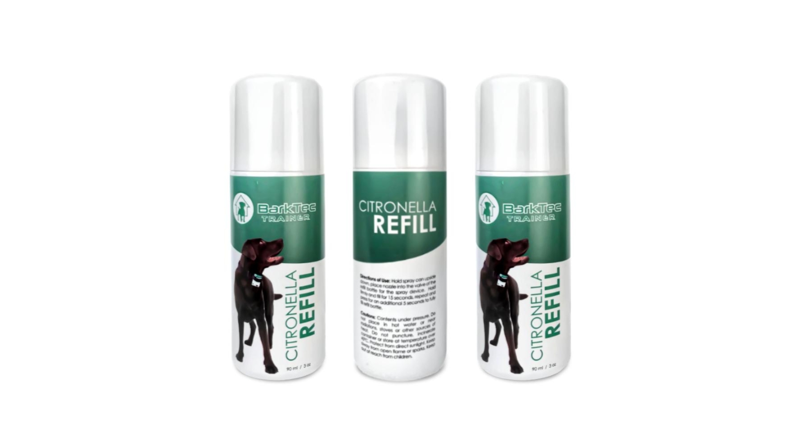 Barktec BT-105 Non-toxic, Safe and Effective Citronella Spray Refill - Pack of 3