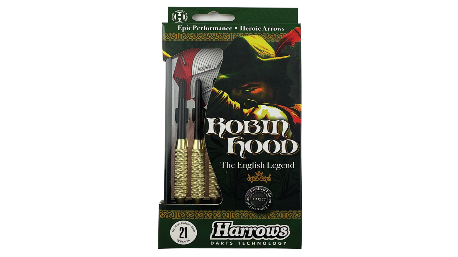 Harrows Brass  Robin Hood Dart - 21g