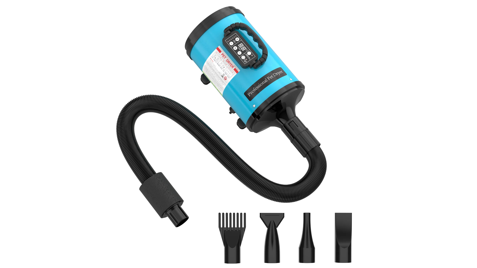 Advwin Pet Grooming Blow Dryer Smart LCD Display - Blue