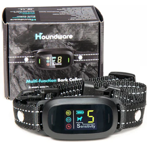 Houndware IP67 Dual Sensor Anti-Bark Dog Collar