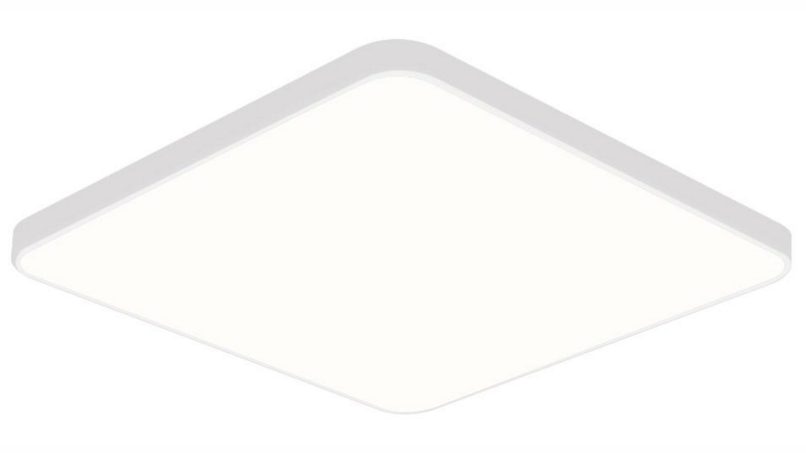 Emitto 54W 3-Colour Square Ultra-Thin 5cm LED Ceiling Light Modern Surface Mount - White