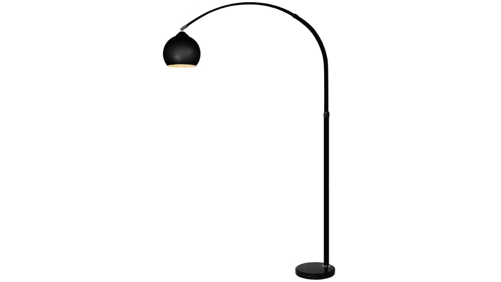 Emitto Modern LED Floor Lamp - Black