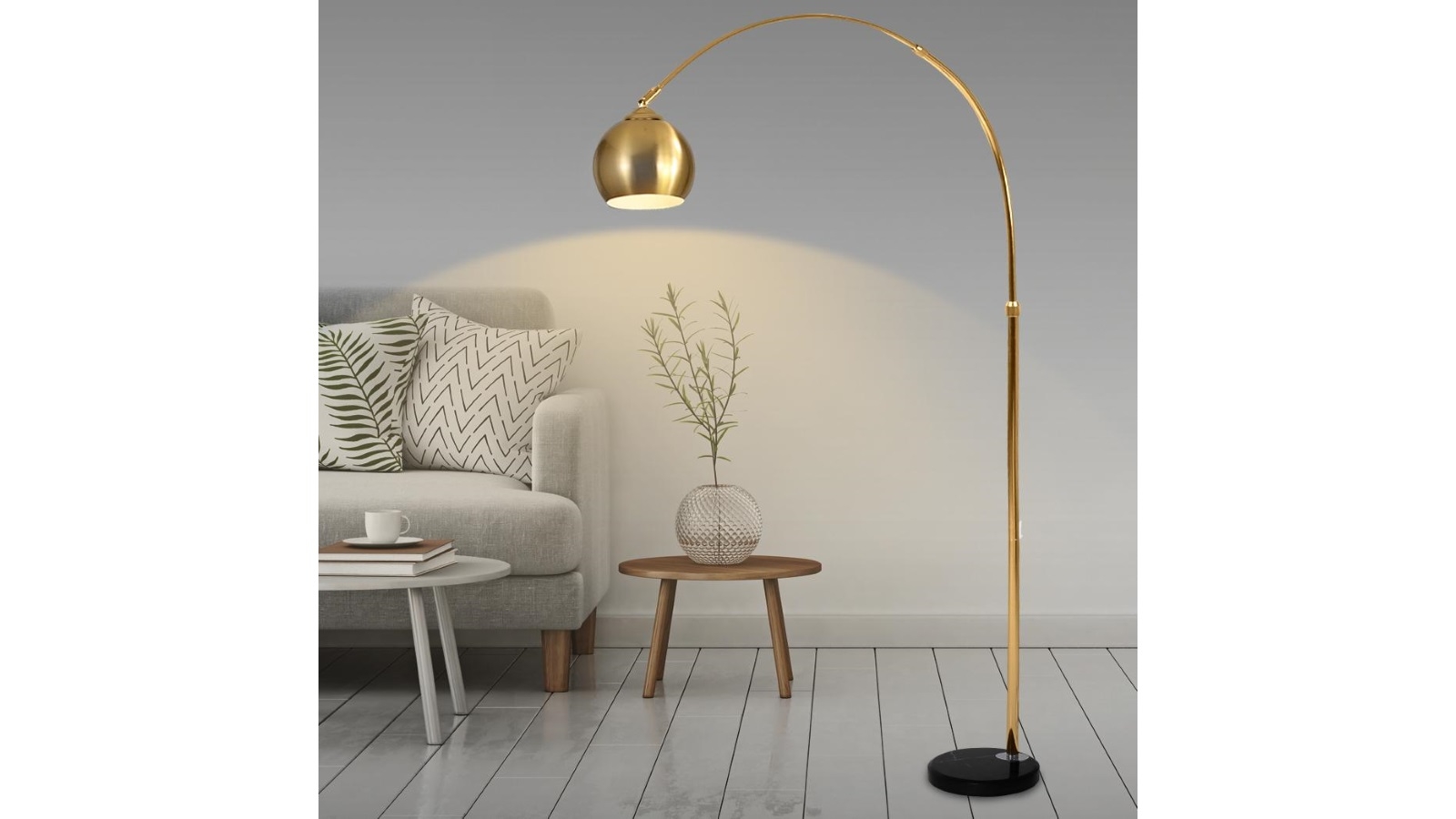 Target standing store lamp gold