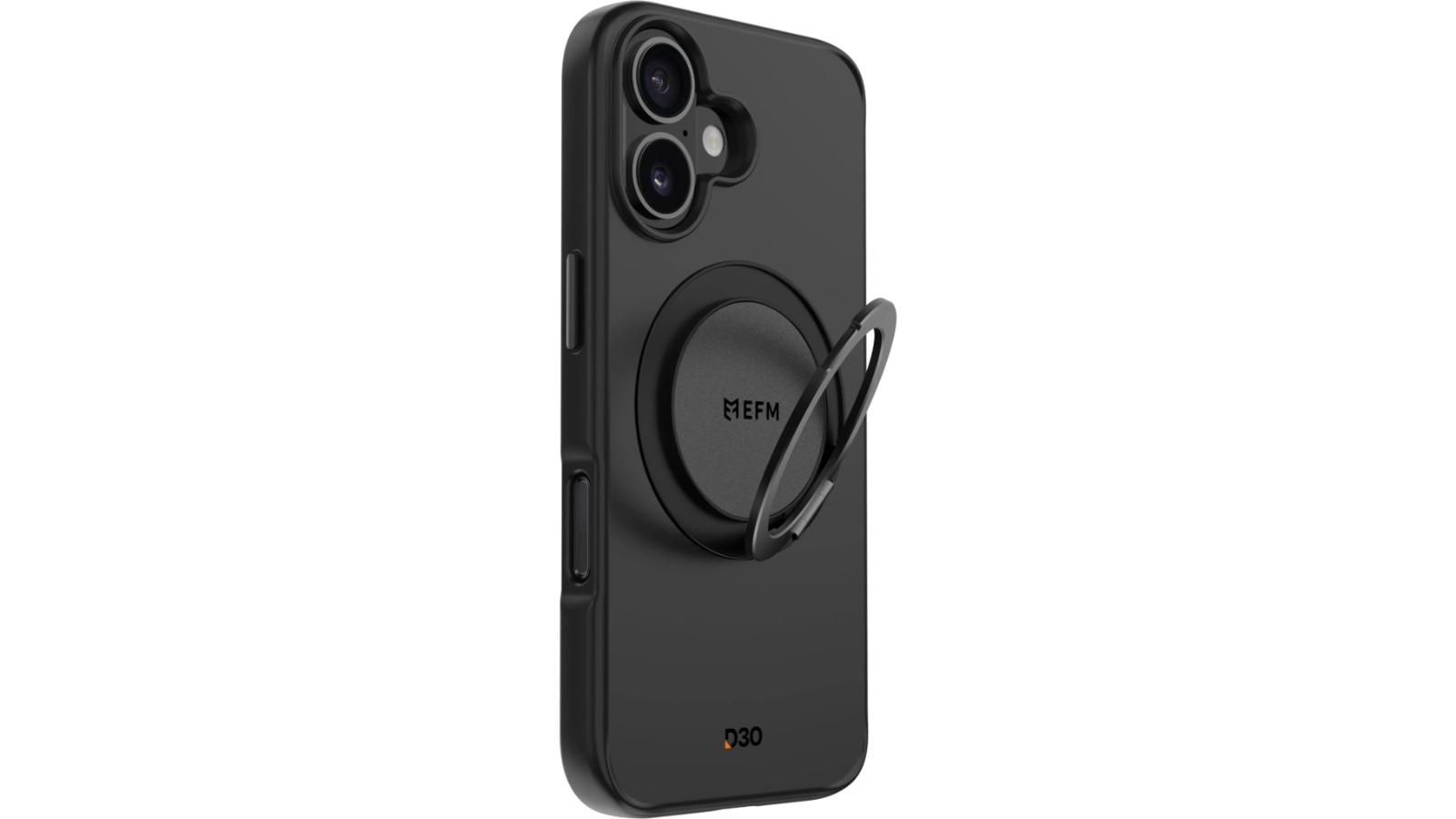 EFM Alta Case with D3O Bio for iPhone 16 - Black