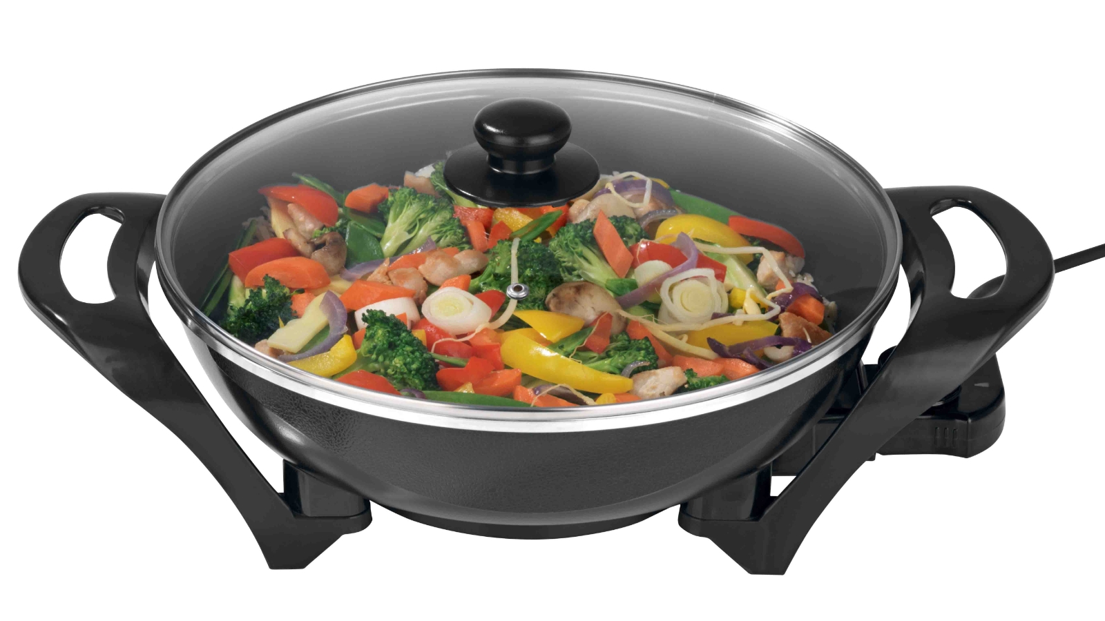 Healthy Choice Large Non-Stick Electric Wok - 5.4L
