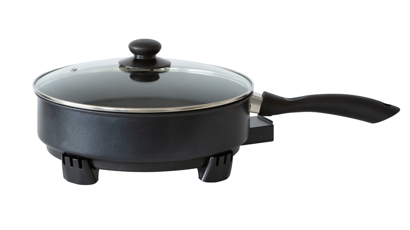 Healthy Choice Non-Stick Electric Skillet Fry Pan with 5 Temperature Setting
