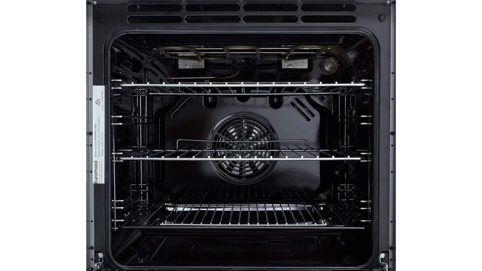 Euromaid 540mm 5Function Electric Freestanding Cooker White Harvey Norman