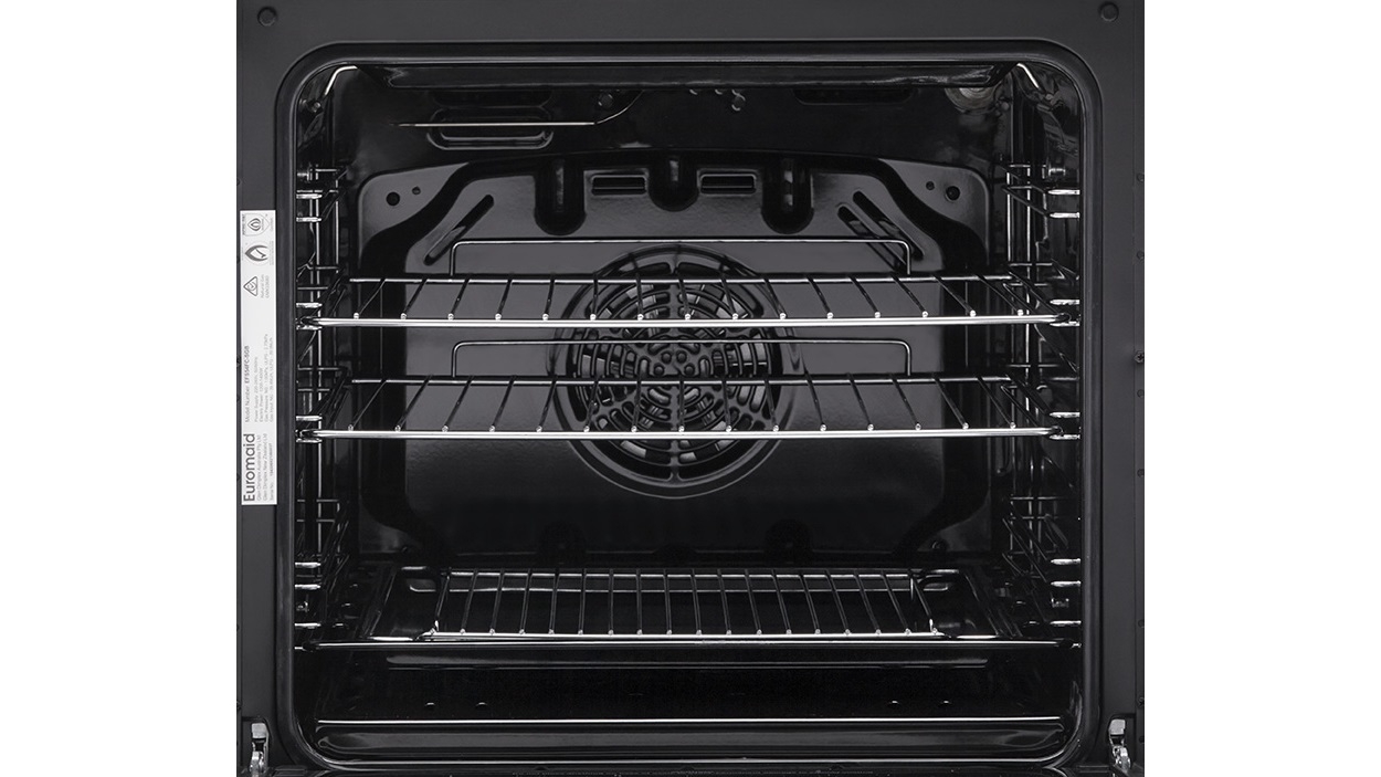 Euromaid 540mm Gas Freestanding Cooker Black Harvey Norman