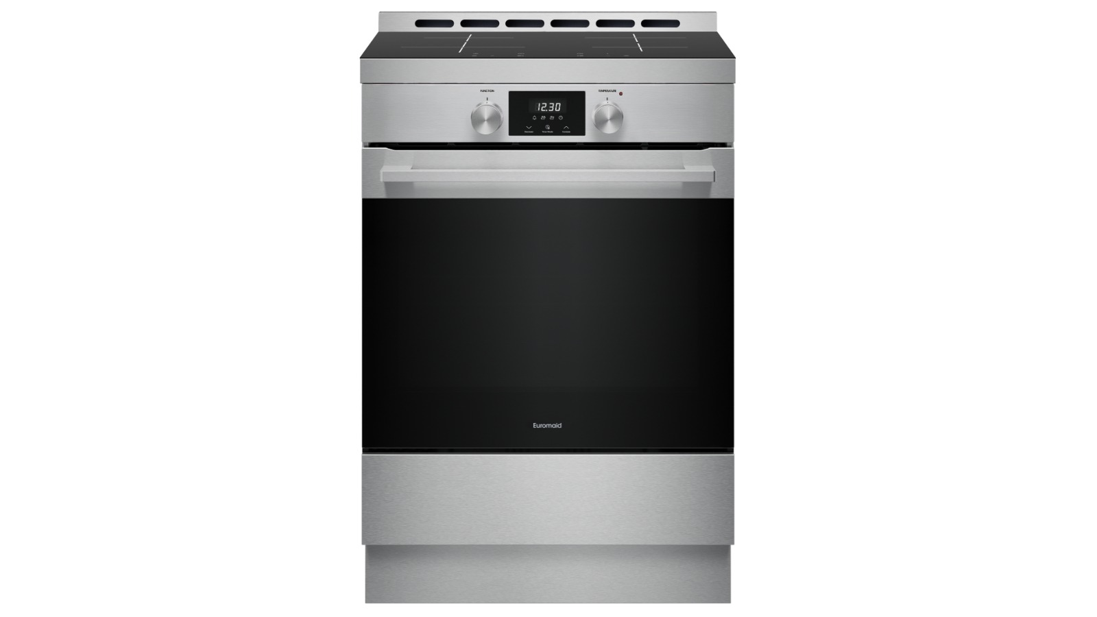 Euromaid 60cm 10 Function Induction Freestanding Cooker - Stainless Steel