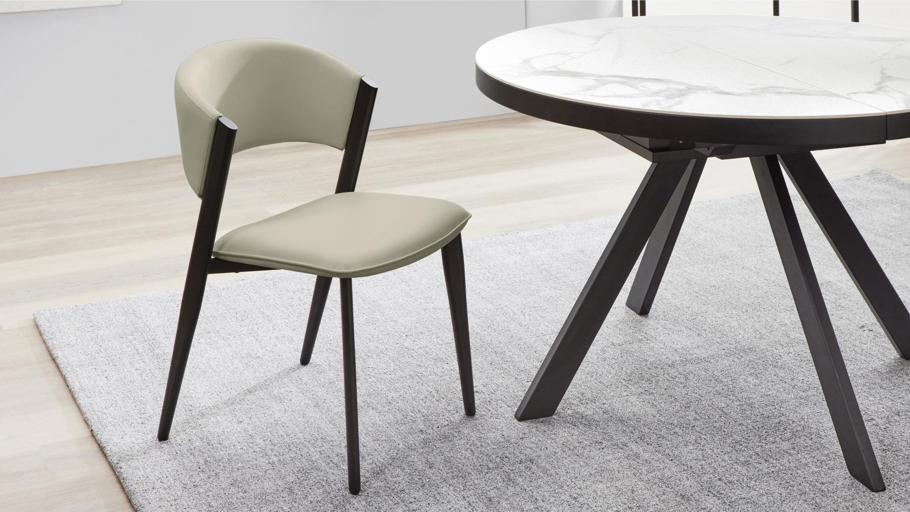 Kyoto Dining Chair - Grey PU