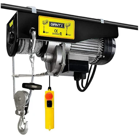 Giantz 1300W Electric Hoist Winch Rope Lifting Cable