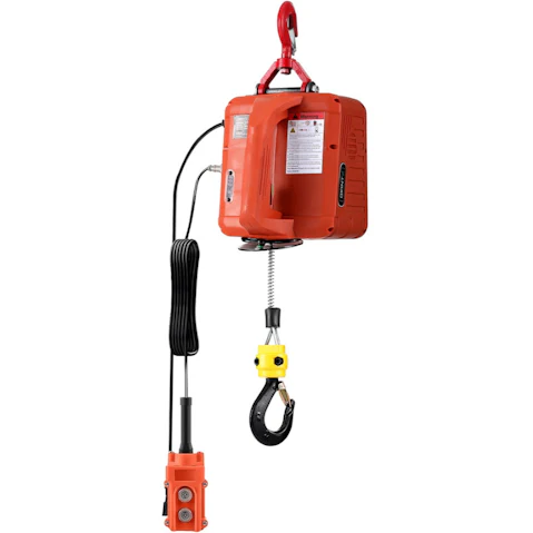 Giantz Electric Hoist Winch Wired/Wireless Remote Control - 500kg