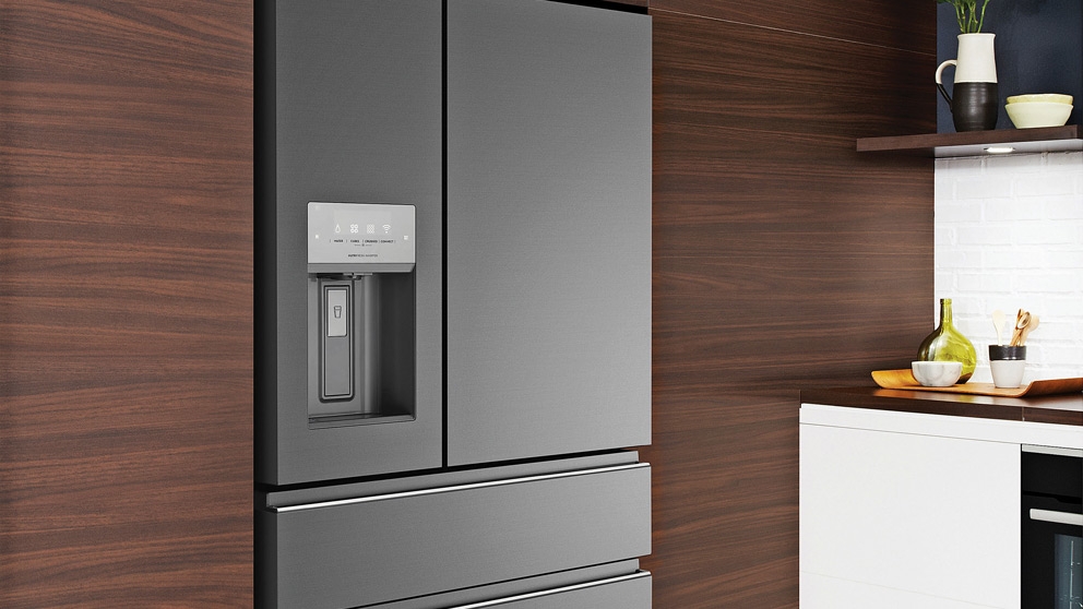 Electrolux 609L Dark Stainless Steel French Door Fridge Harvey Norman