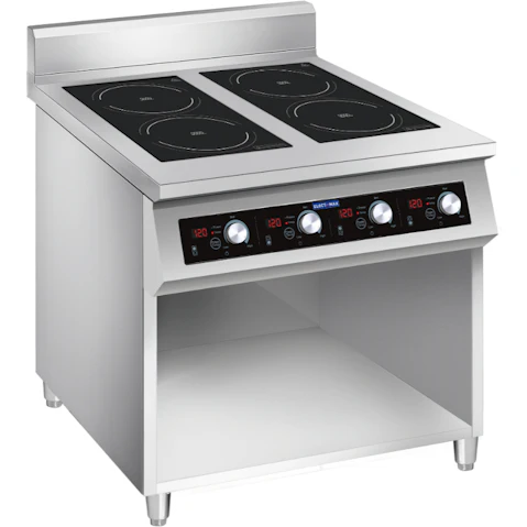 Electmax EIC7-800P 700 Series Induction 4-Burner Cooker with Splashback