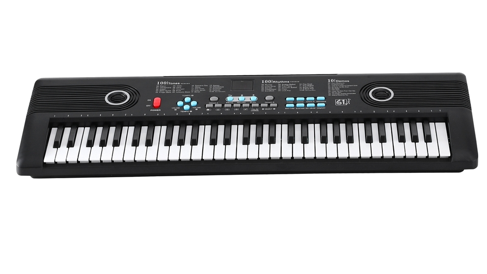 Alpha 61-Key Digital Piano Keyboard for Kids - Black