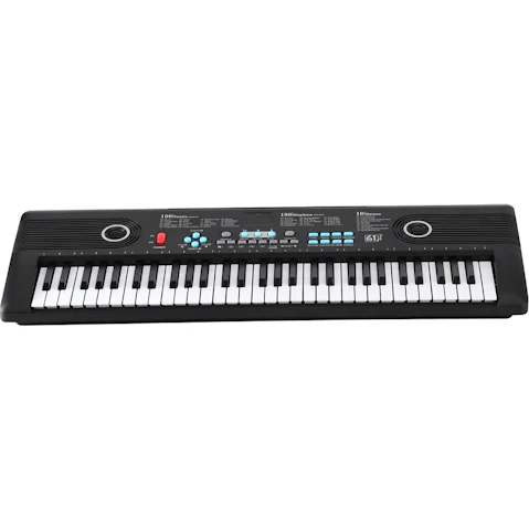Alpha 61-Key Digital Piano Keyboard for Kids - Black