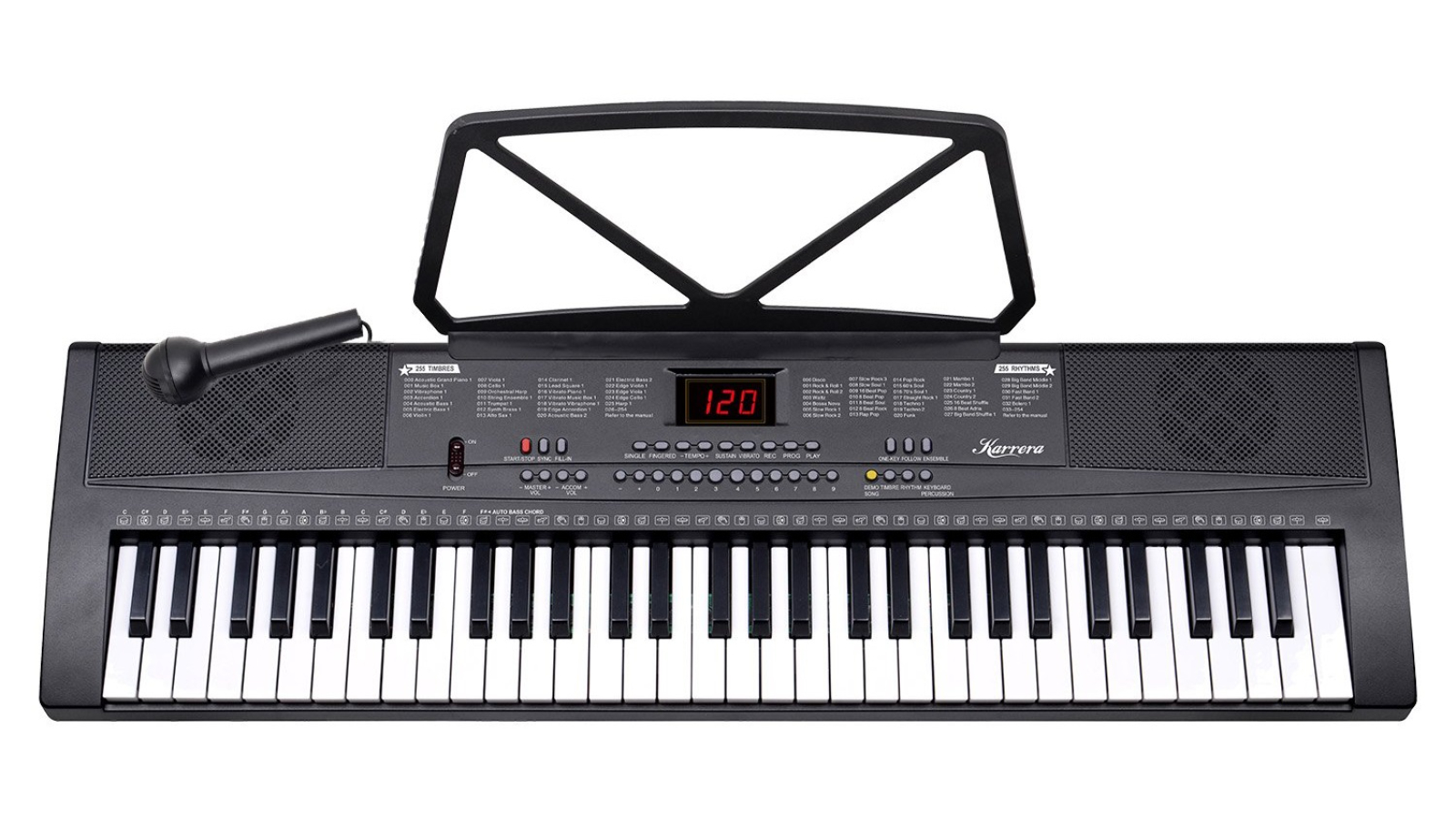 Karrera 61-Key Electronic Piano Keyboard