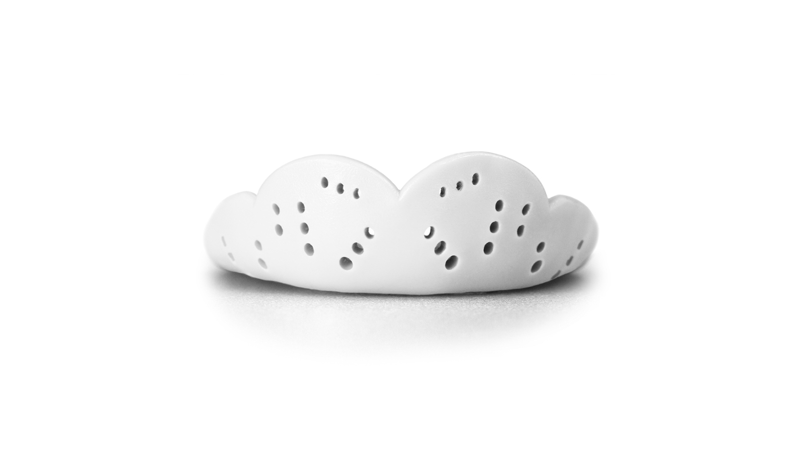 Sisu Max Mouth Guard Sports Teeth Protector Boxing/MMA Safety Gear - Snow White