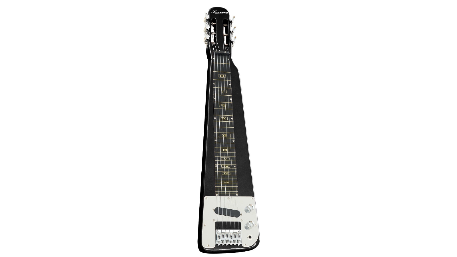 Karrera  6-String Lap Steel Guitar - Black