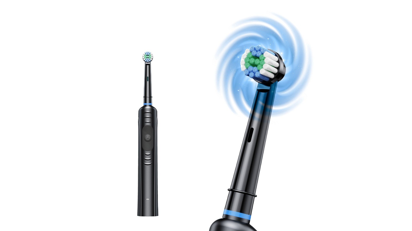 Kleva Sonic Clean Rechargeable Electric Toothbrush with 4 Brush Head