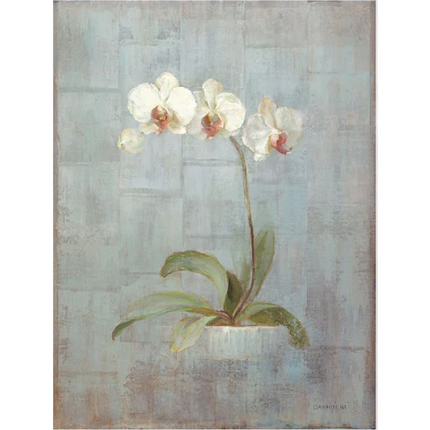 La Grolla Elegant Orchid II Unframed Canvas Wall Art