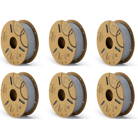 Elegoo PLA Grey 1.75mm 1kg 3D Printer Filament - 6 Pack