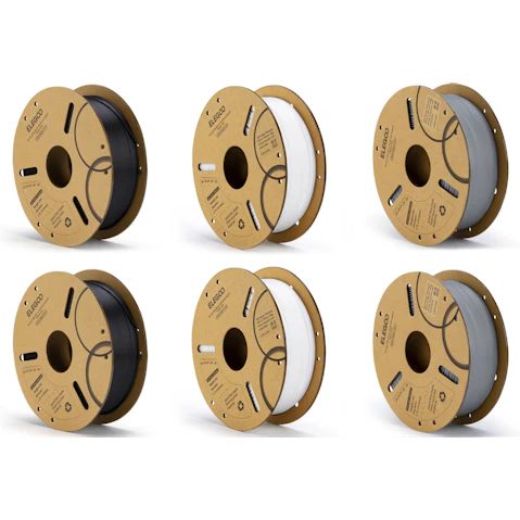 Elegoo PLA Greyscale 1.75mm 1kg 3D Printer Filament - 6 Pack