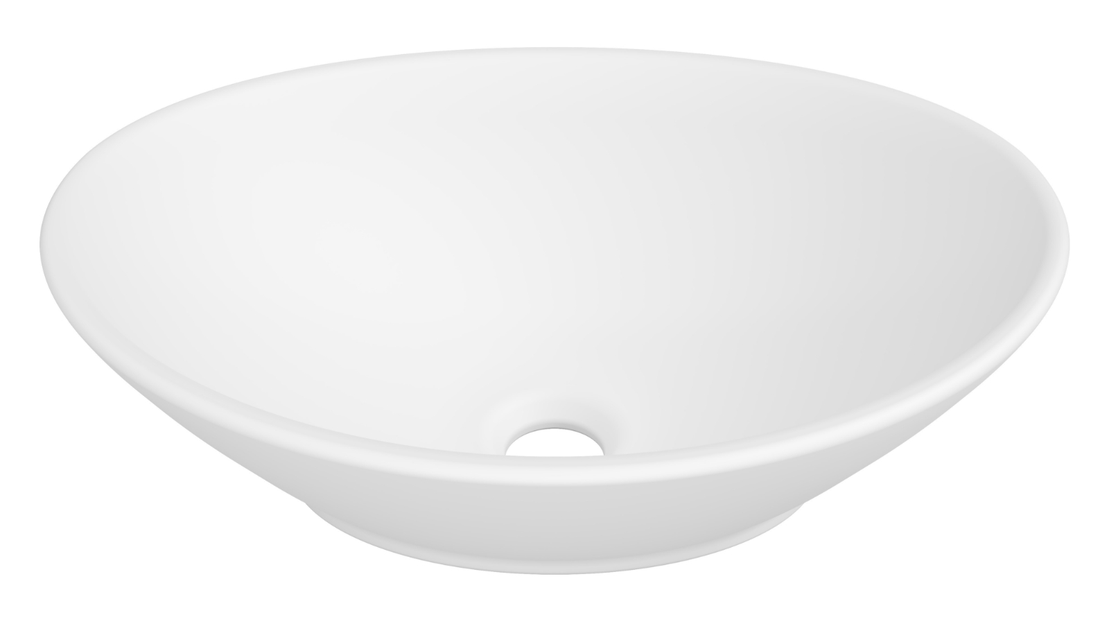 Timberline Elite 415mm Above Counter Basin - Matte White
