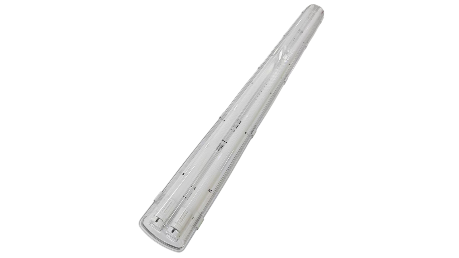 Eli & Co. Lighting Flexon 36W IP65 LED Twin Tri-Proof Batten Light with 1.5metre AU Plug - Pack of 4