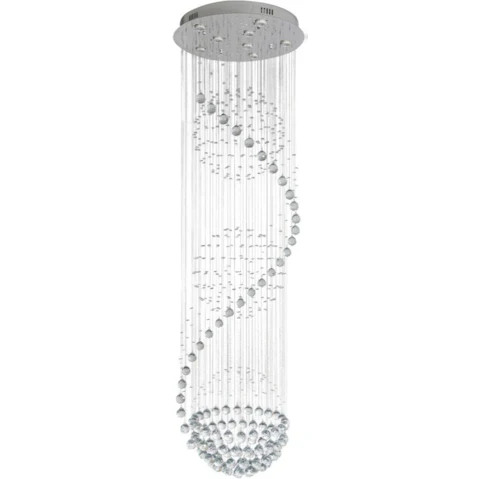 Eli & Co. Lighting Lunarelle Grand Spiral 3CCT Crystal Chandelier - 60cm