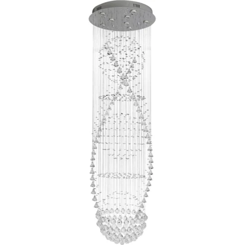 Eli & Co. Lighting Marcellia Teardrop 3CCT Chandelier - 80cm