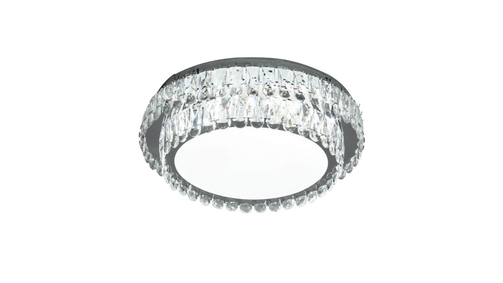 Eli & Co. Lighting Virelle 60W Tri-Colour Dimmable Crystal Chandelier