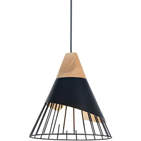 Eli & Co. Lighting Skaga Wire Frame Pendant Light - Black