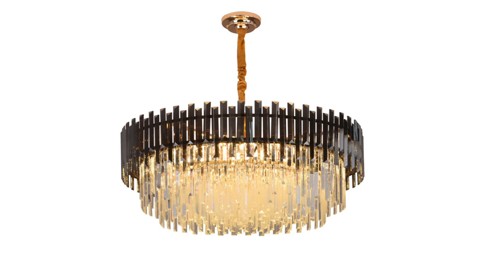 Eli & Co. Lighting Noelle 18-Light Round Crystal Chandelier - 80cm