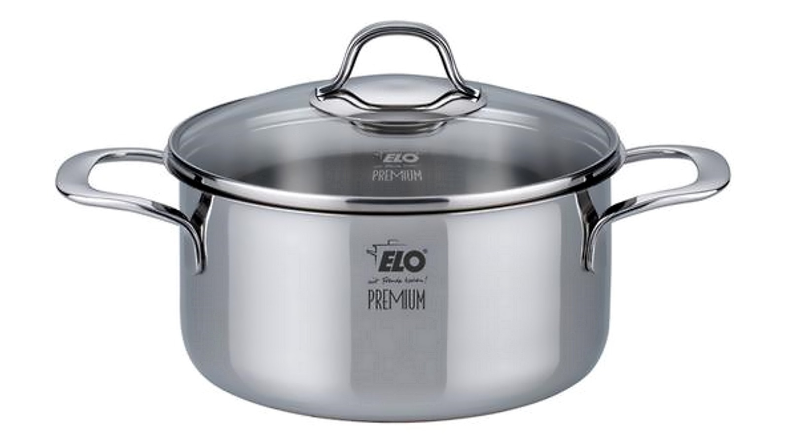 Elo 20cm Silicano+ Casserole with Glass Lid