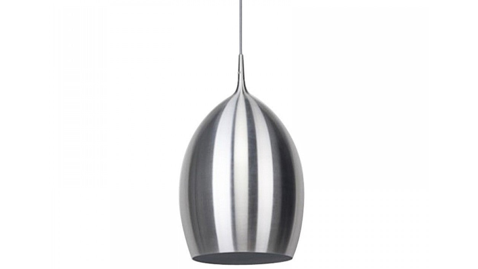 Sylvania Lighting Elena Metal Wine Glass Cord Drop Pendant Light - Aluminium