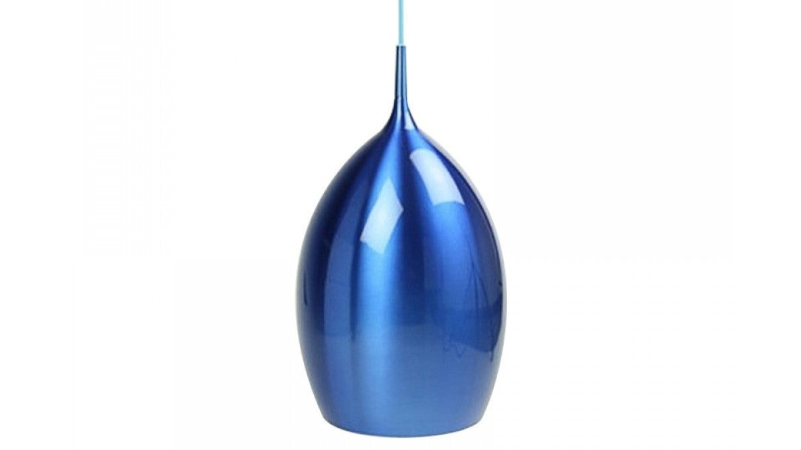 Sylvania Lighting Elena Metal Wine Glass Cord Drop Pendant Light - Blue