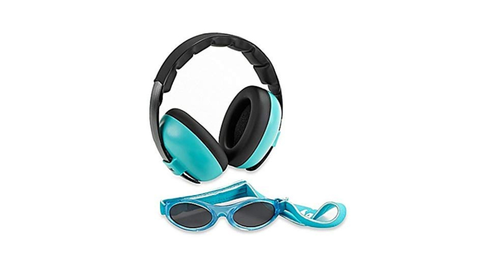 Banz Baby Hear/See No Blare Hearing Protection Earmuffs and Sunglass -  Blue