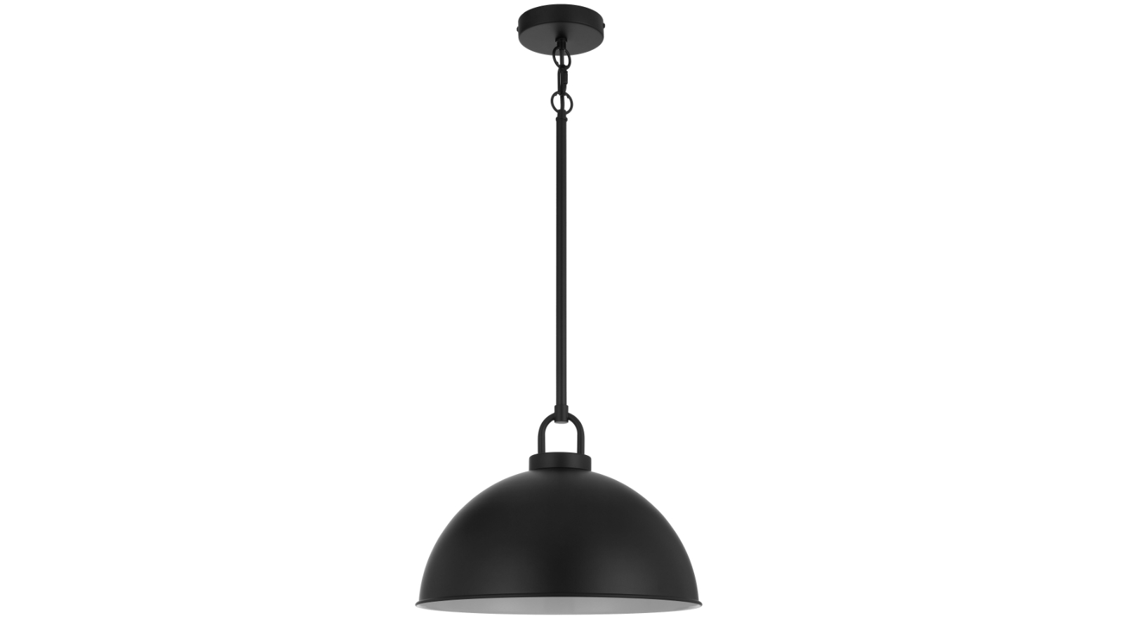 Pretty & Practical Vega Black Pendant with Rod Suspension