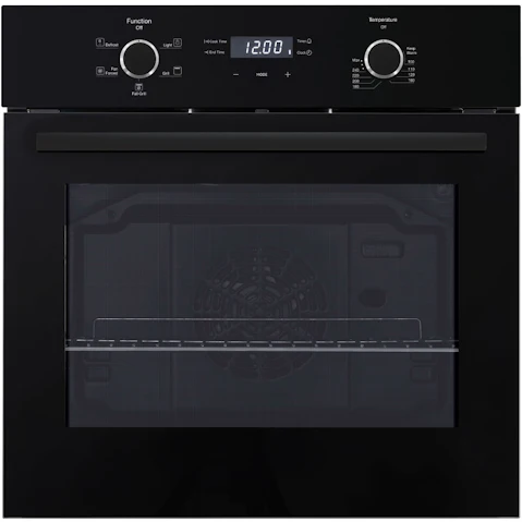 Emilia 600mm 5-Function Black Electric Fan Forced Oven