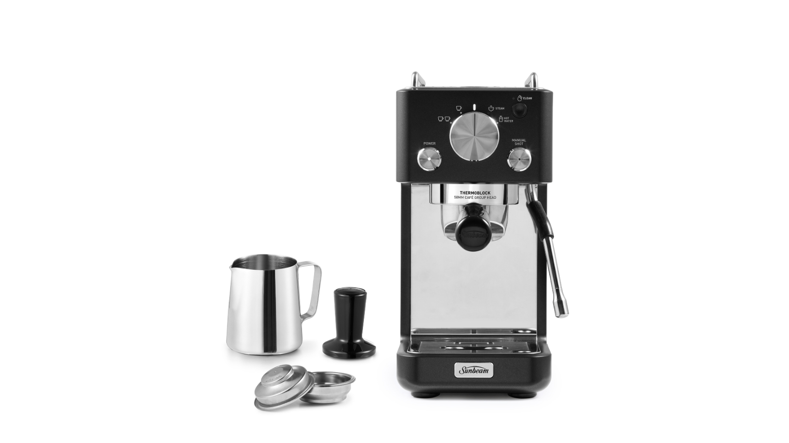 Sunbeam Origins Slimline Coffee Machine - Black