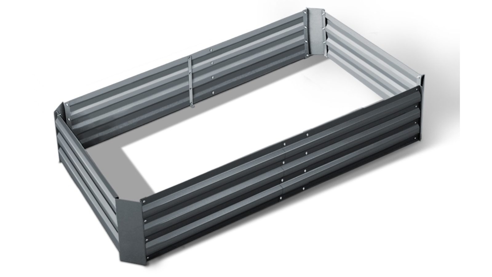 Green Fingers 150 x 90cm Garden Bed - Aluminium Grey
