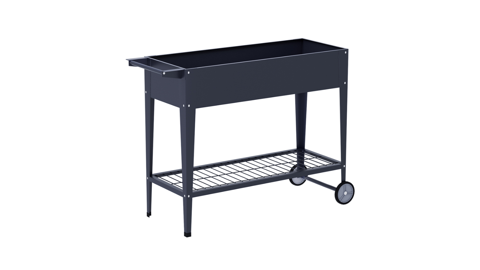 Greenfingers Galvanised Steel Raised Planter Box - 100 x 40 x 80cm